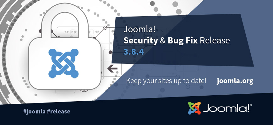 Релиз безопасности Joomla 3.8.4