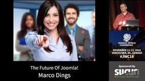 JWC 2016: Будущее Joomla (Marco Dings)