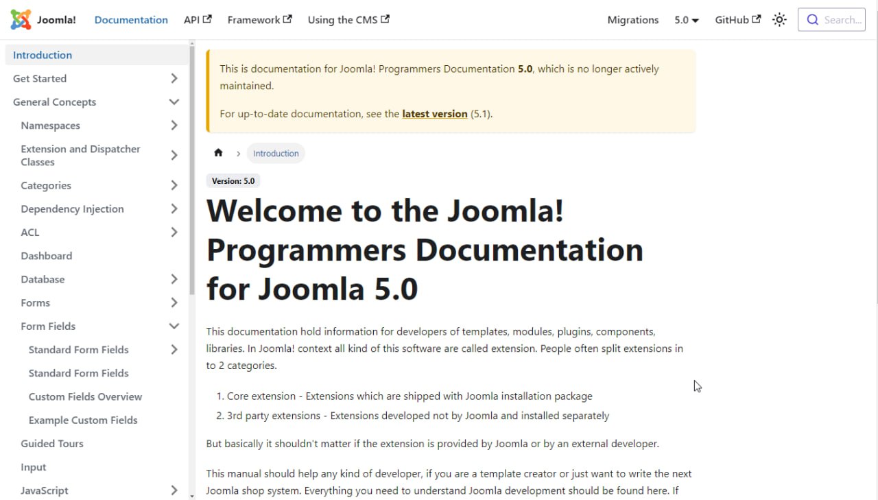 Новый портал документации Joomla - manual.joomla.org