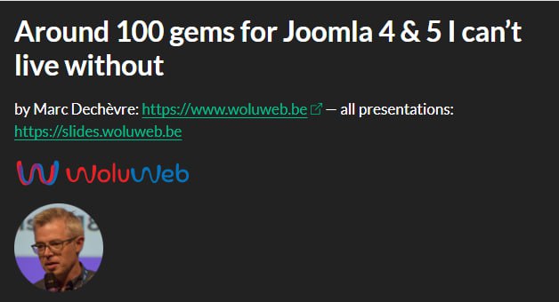 Почти 100 драгоценных камней Joomla 4 и 5, без которых я не могу жить