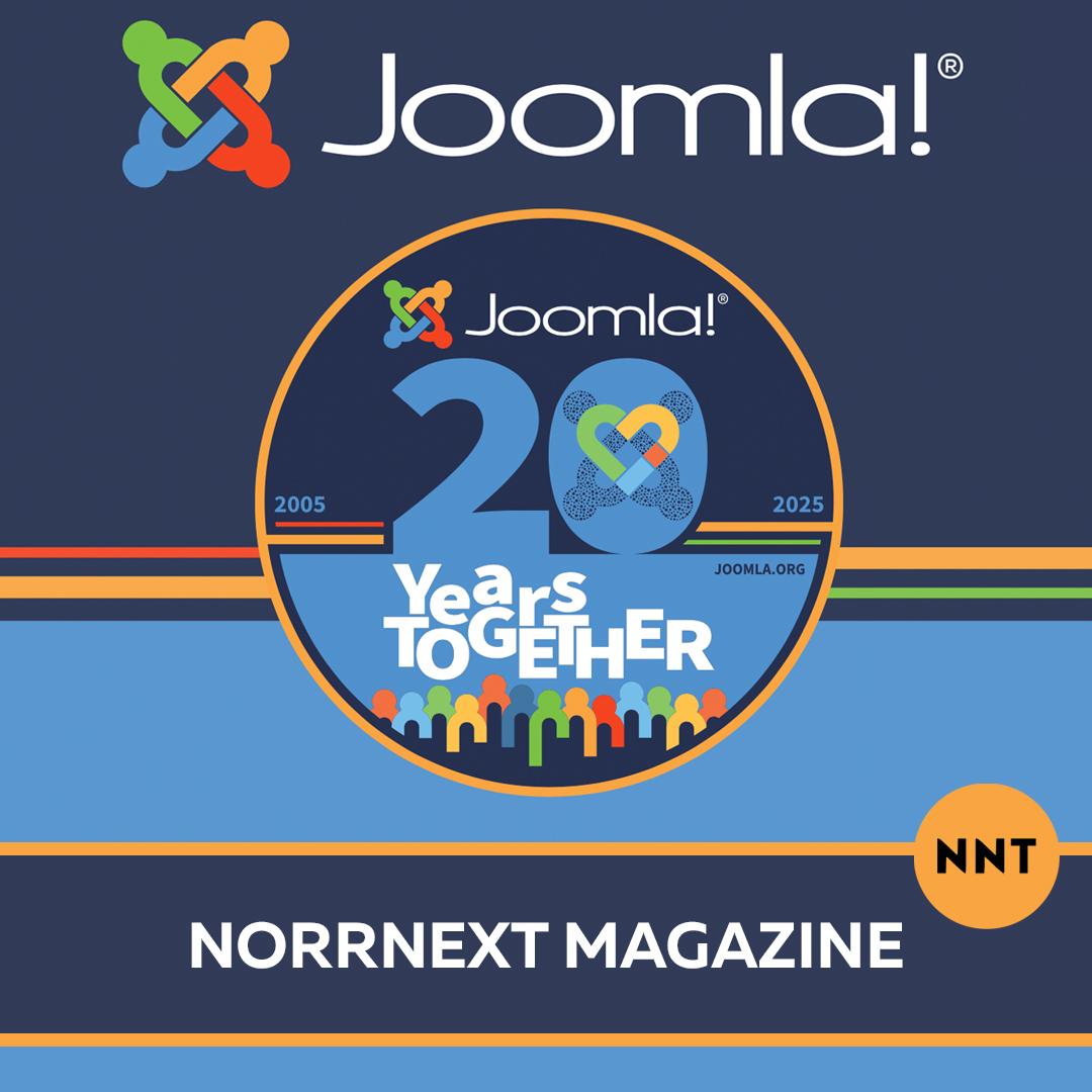Первый выпуск журнала NorrNext в честь 20-й годовщины Joomla™