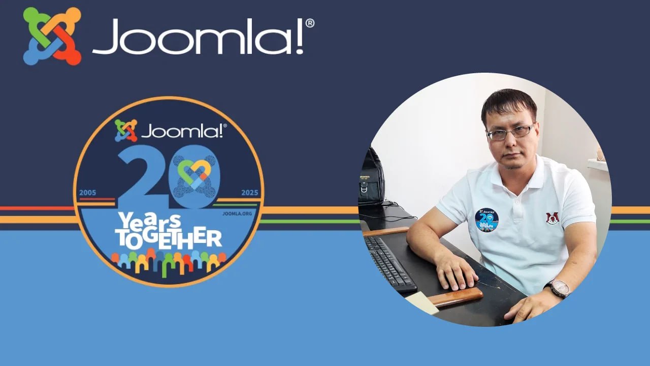 20 лет Joomla: Ринат Кажетов.В 2025 году Joomla исполнилось 20 лет