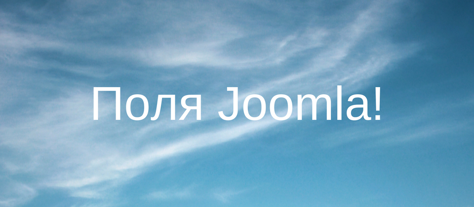 Примеры работы со встроенными полями Joomla