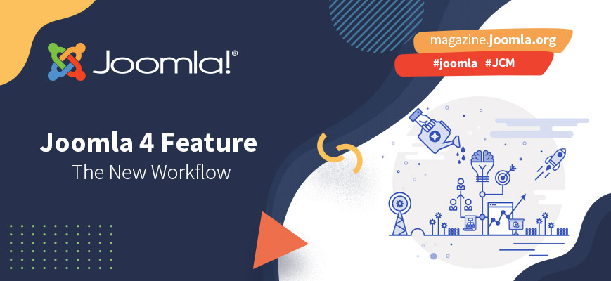 Новая функция в Joomla 4: процессы публикации