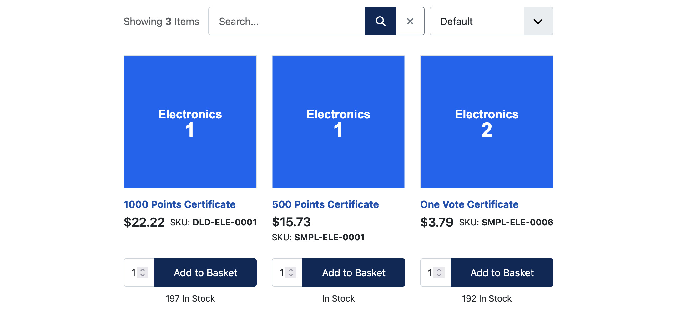 J2Commerce — выбор сертификата для покупки