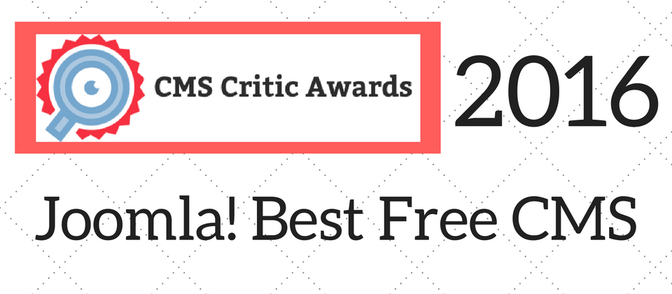 Joomla! Best Free CMS 2016