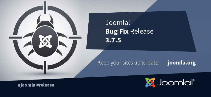 Joomla 3.7.5 релиз исправлений