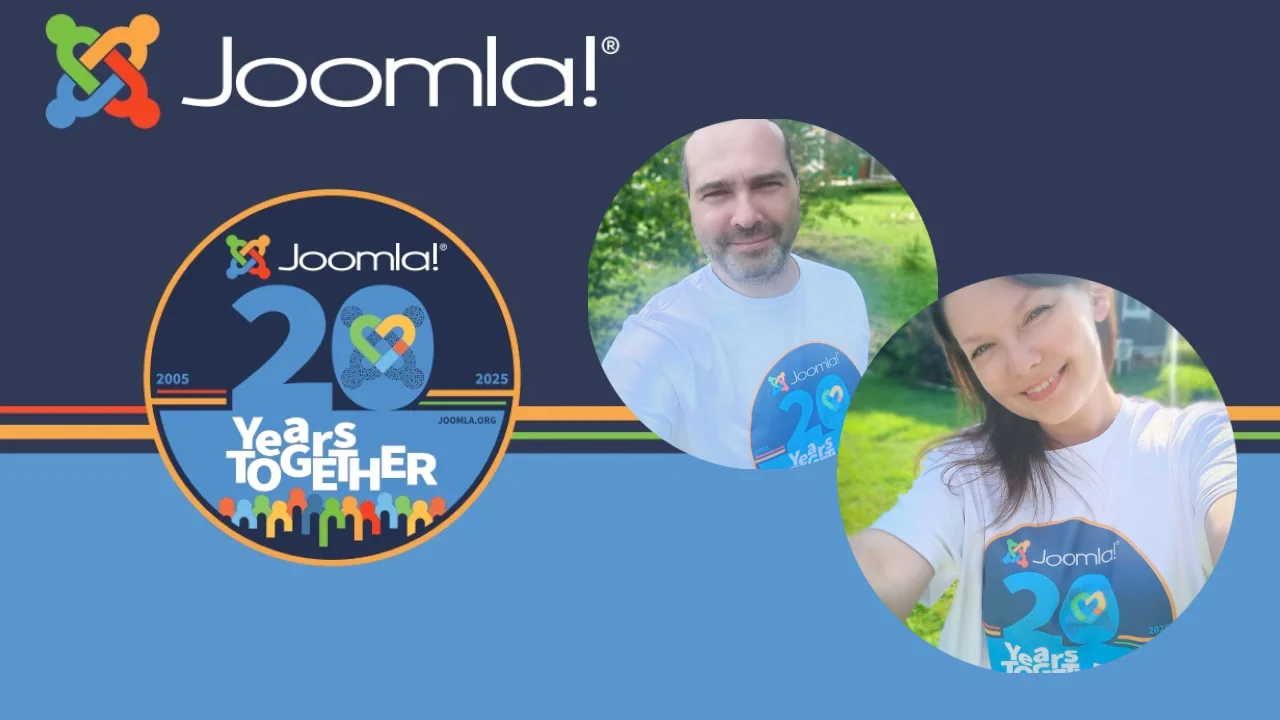 Joomla 20 лет. Павел и Валентина Акимовы.