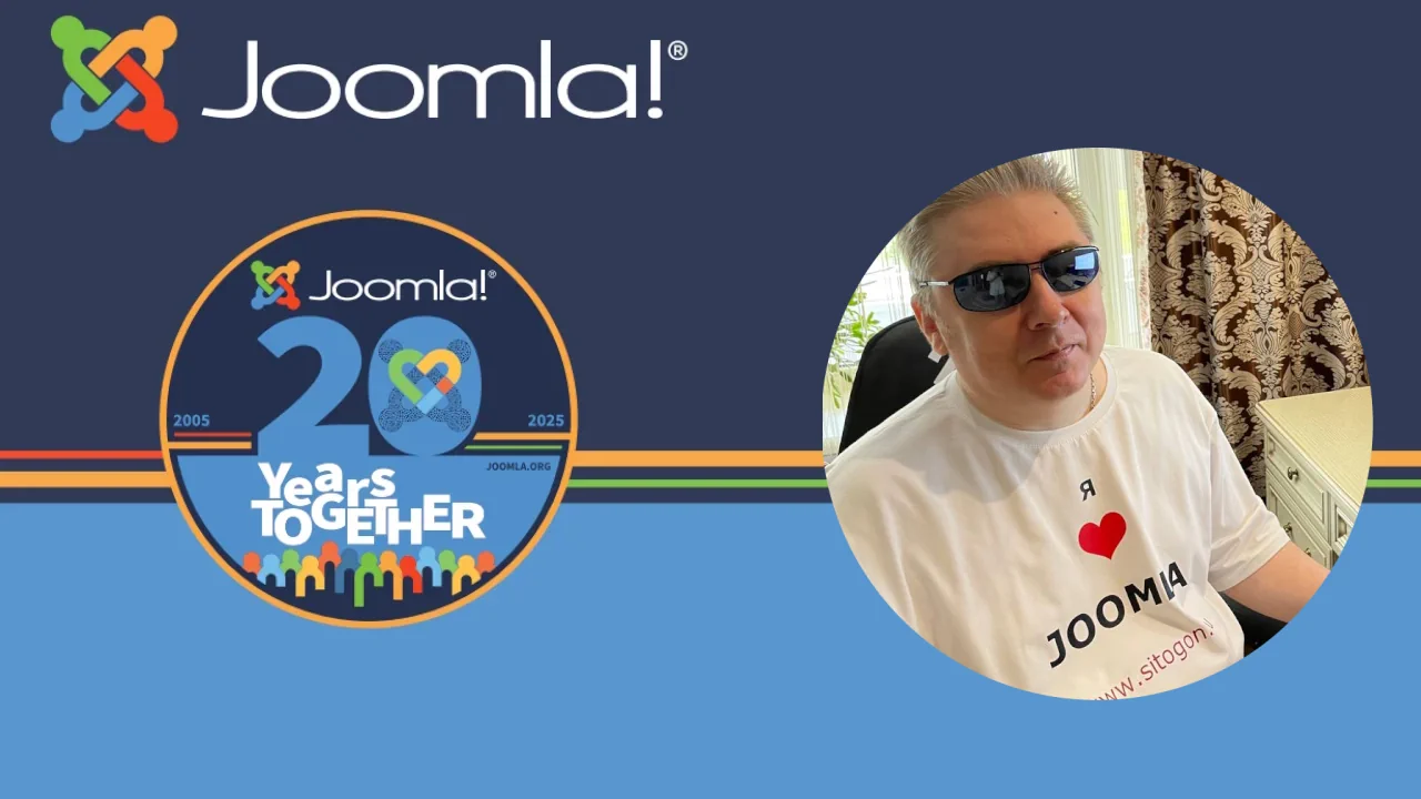 Joomla 20 лет. Владимир Егоров.