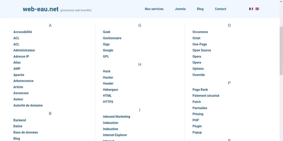 Dictionary - компонент глоссария для Joomla 4