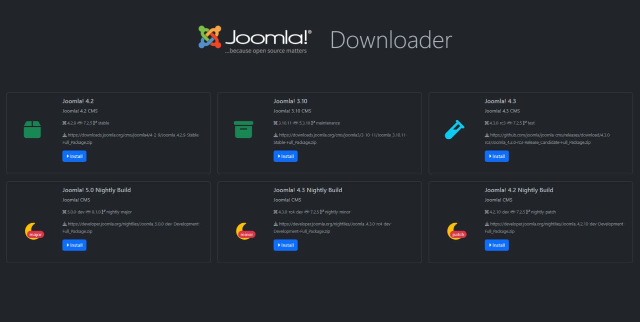 Joomla! Downloader