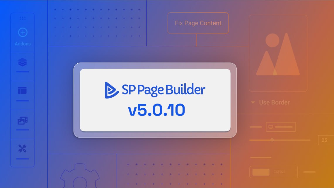 Вышло обновление SP Page Builder v5.0.10