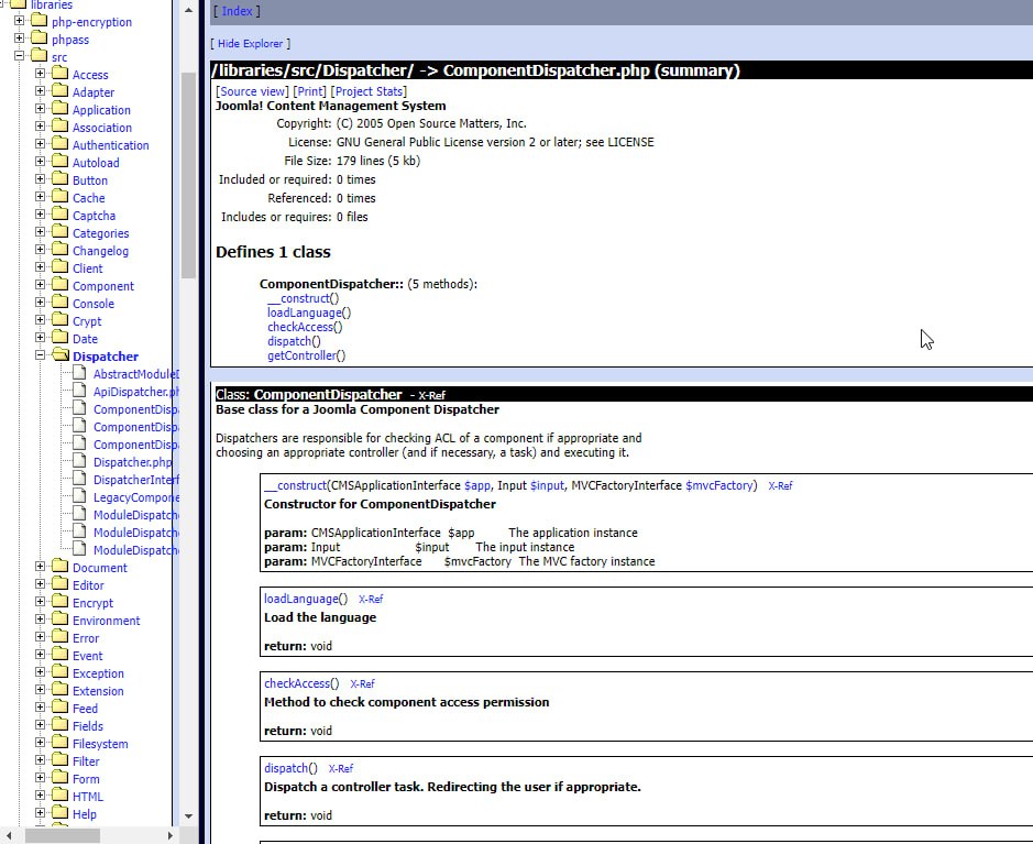 Joomla 4 Code documentation joomla.com.in для разработчиков