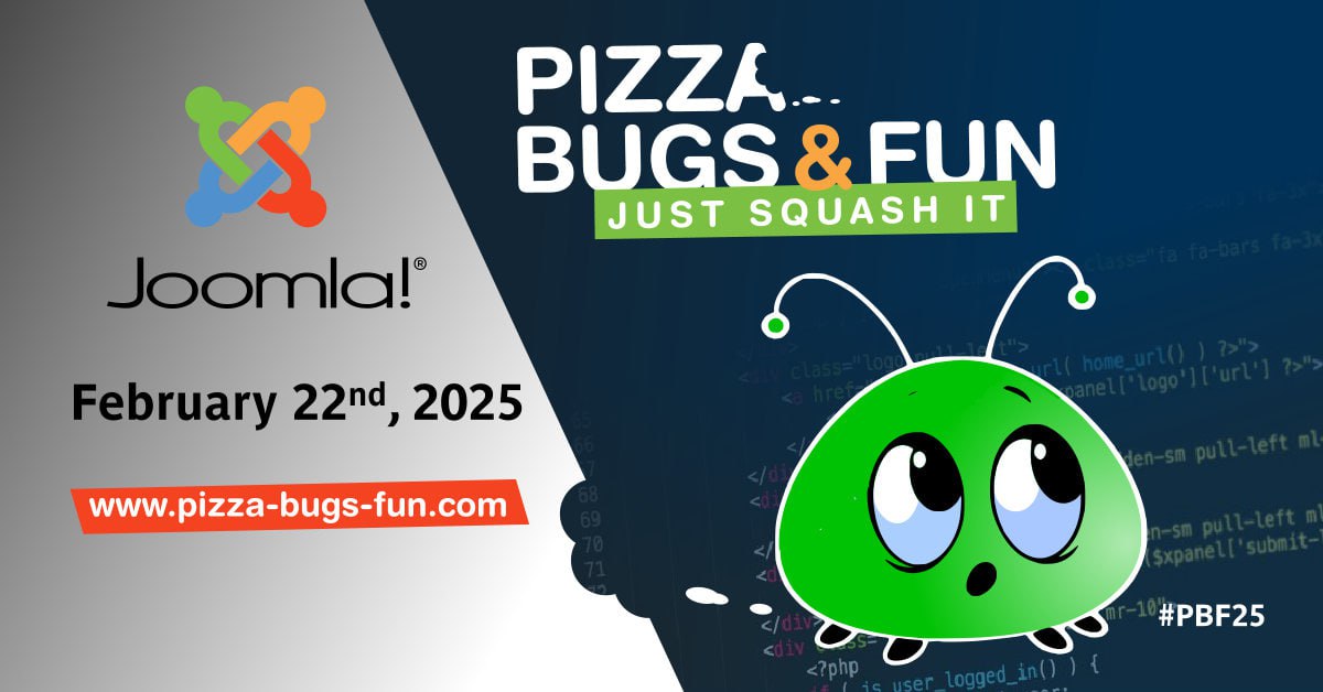 Событие Pizza, Bugs &amp; Fun приближается - 22 февраля 2025 года