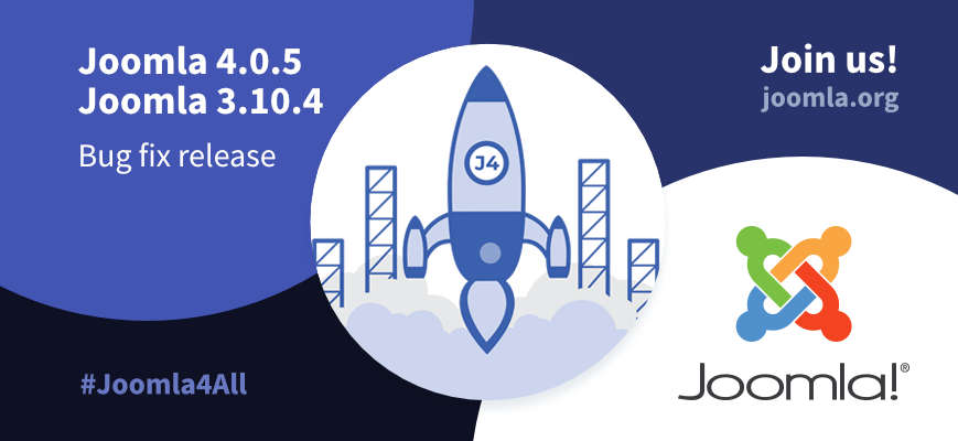 Релизы Joomla 4.0.5 и Joomla 3.10.4