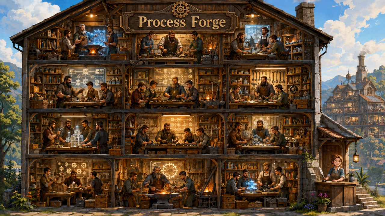 Process Forge — фреймворк для создания AI-процессов.