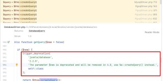 Совет по Joomla: $db->getQuery(true) стал устаревшим