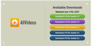 Вышел плагин AllVideos v.7.0 от JoomlaWorks