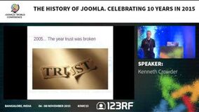 JWC15 - The History of Joomla - Celebrating 10 years in 2015