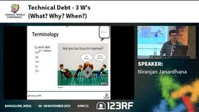 JWC15 - Technical Debt - 3 Ws [What? Why? When?]